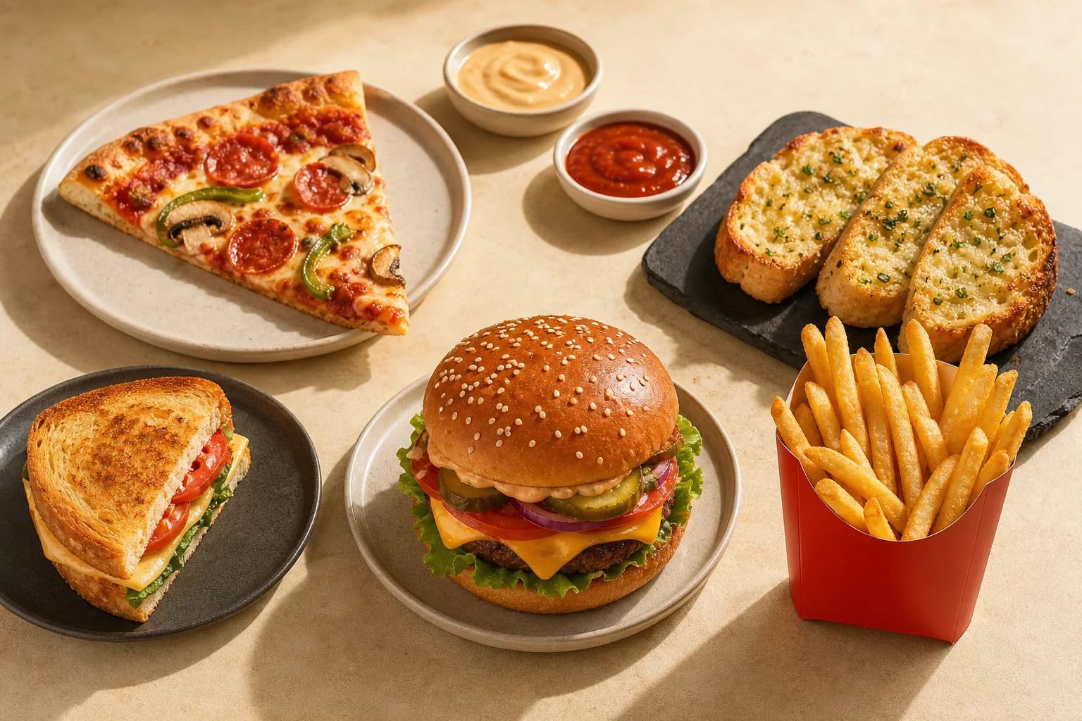 TodFood table spread with the full food range
